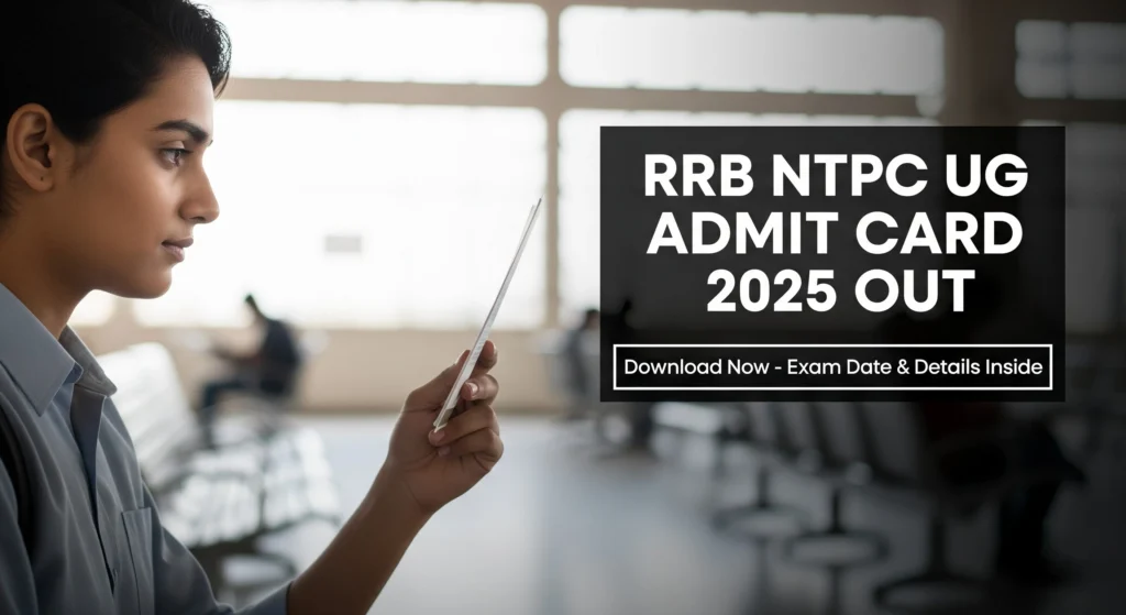 RRB NTPC UG Admit Card