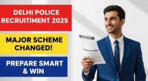 Read more about the article Delhi Police Recruitment 2025: Major Scheme Changed! दिल्ली पुलिस भर्ती 2025: नए नियम और सुपरहिट तैयारी के टिप्स