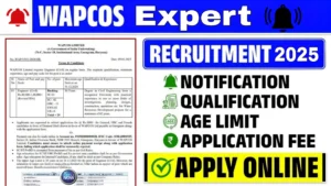 Read more about the article Golden Chance! WAPCOS Expert Recruitment 2025 का नोटिफिकेशन जारी