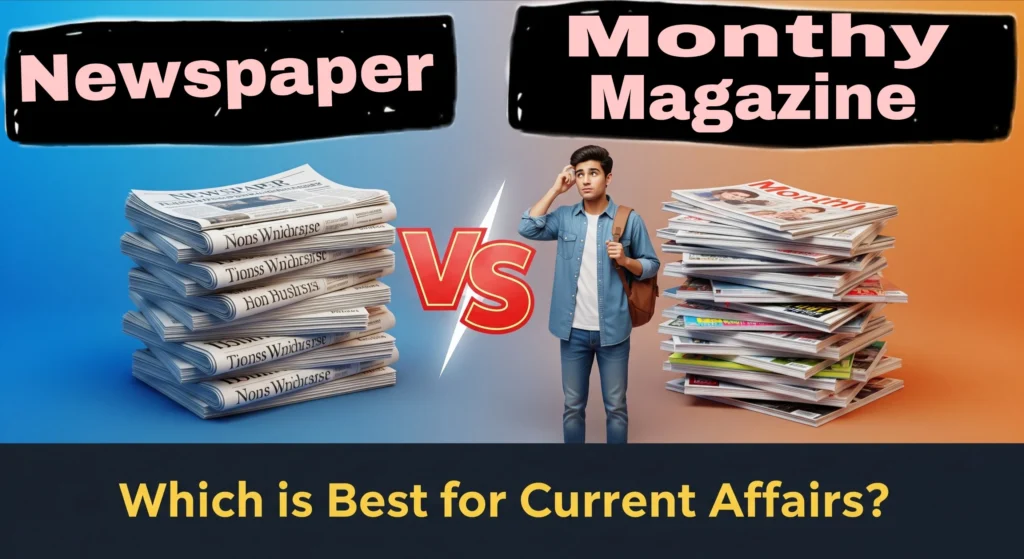 Newspaper vs Monthly Magazine - Current Affairs के लिए क्या best है? 6 Reasons