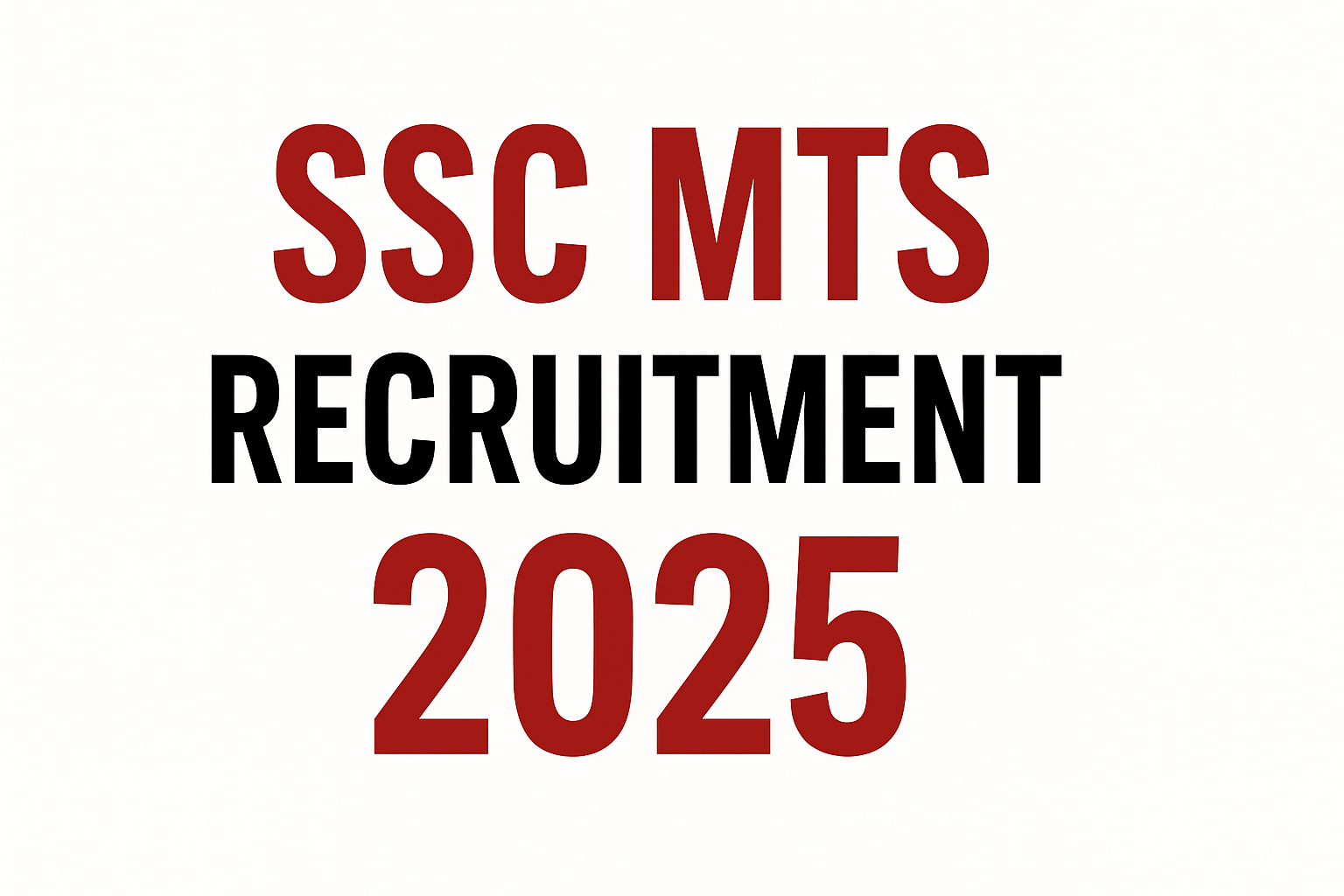 Read more about the article SSC MTS Recruitment 2025: SSC MTS वैकेंसी डिटेल्स नोटिस 2025