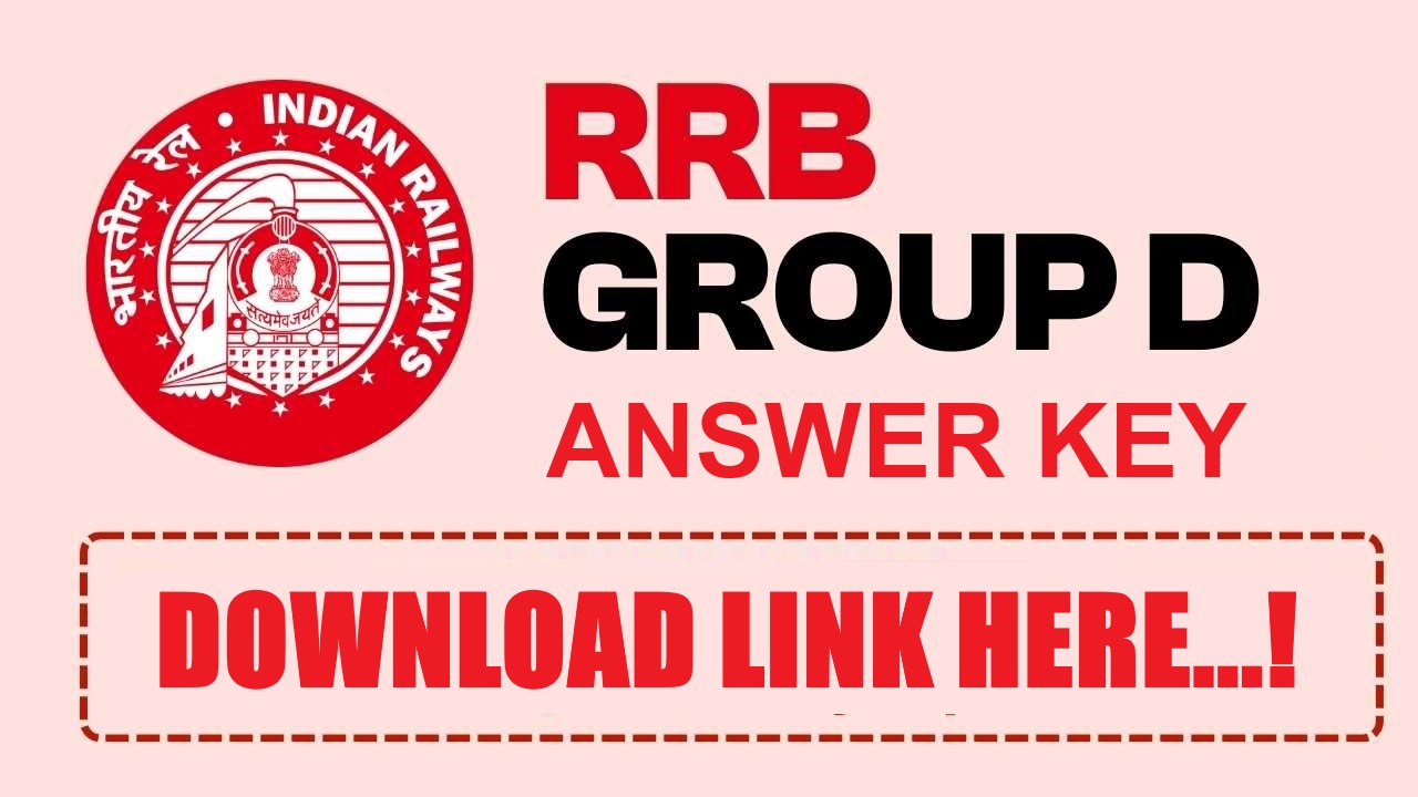 You are currently viewing RRB Group D Answer Key 2026 Out – CEN 08/2024 Response Sheet, Objection Link Active